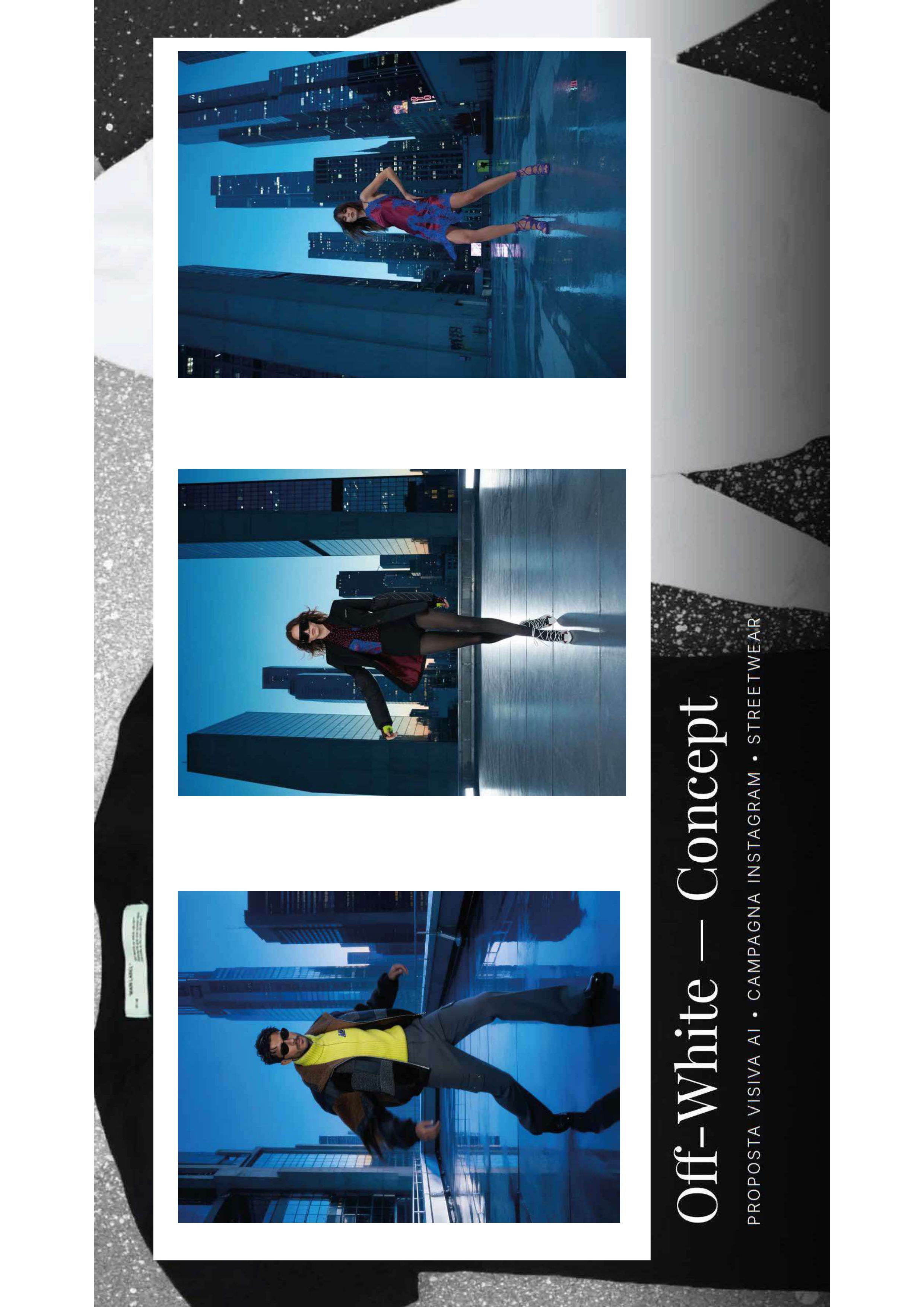 Concept AI contemporary edge ispirato a Off-White